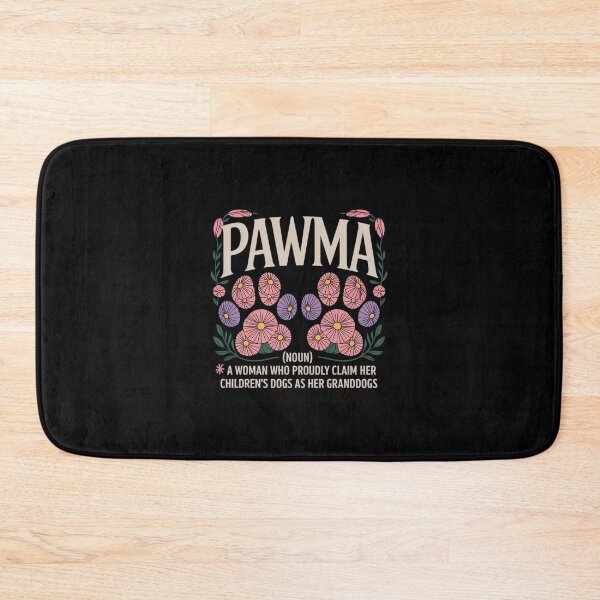 Item preview, Floral Art Pawma Noun Definition Mama Grandma Dog Lovers  designed and sold by MathisBellanger.
