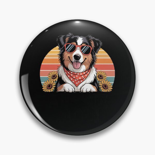 Item preview, Floral Australian Shepherd Dog Mama Aussie Mom Mother's Day  designed and sold by MicanCuteStore.