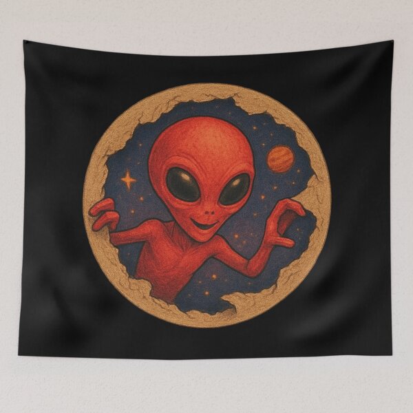 Item preview, Red Alien designed and sold by Planetporridge.