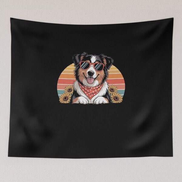 Item preview, Floral Australian Shepherd Dog Mama Aussie Mom Mother's Day  designed and sold by MicanCuteStore.