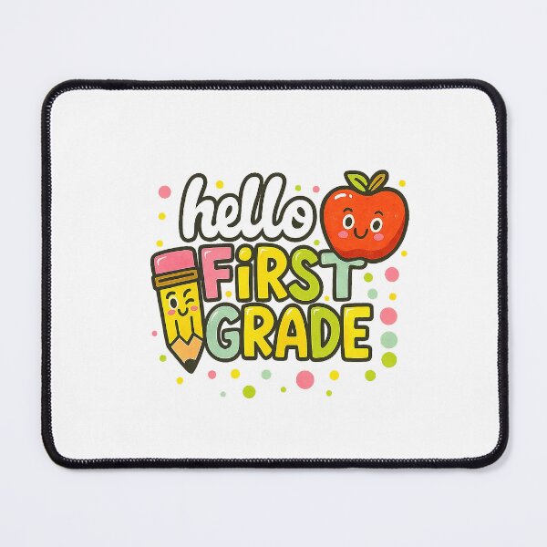 Item preview, Hello First Grade First Day Back To School Students Teachers designed and sold by sawyercar.