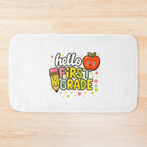 Item preview, Hello First Grade First Day Back To School Students Teachers  designed and sold by sawyercar.