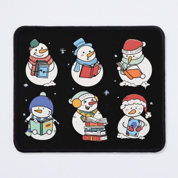 Item preview, Cute Reading Snowmen – Cozy Winter Book Lover Illustration designed and sold by scanusha1979.