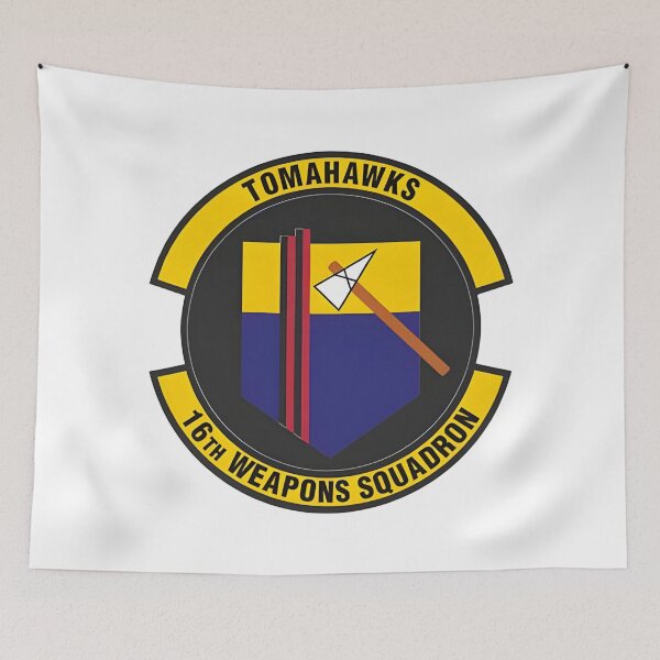Item preview, 16th Weapons Squadron - Tomahawks Patch designed and sold by CharlieDesings.