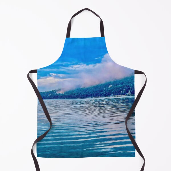 Item preview, Pink Fog Over Devils Lake – Moody Lakeside Nature Photography designed and sold by aadventures.