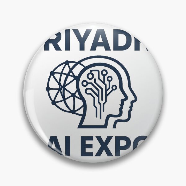 Artikelvorschau, Riyadh AI Expo Tech Design | Futuristisches KI-Kopf- und Schaltkreis-Logo-Artwork entworfen und verkauft von Dragon's Ascent.
