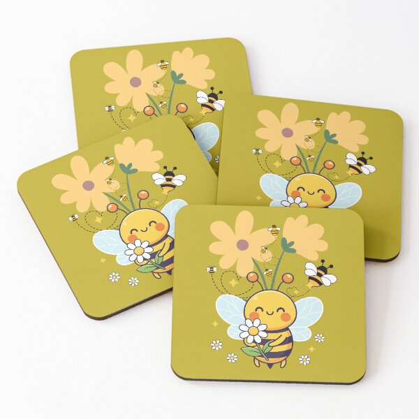 Item preview, Cute honey bee cartoon - bee kind spring design. designed and sold by LunaPrintCo.