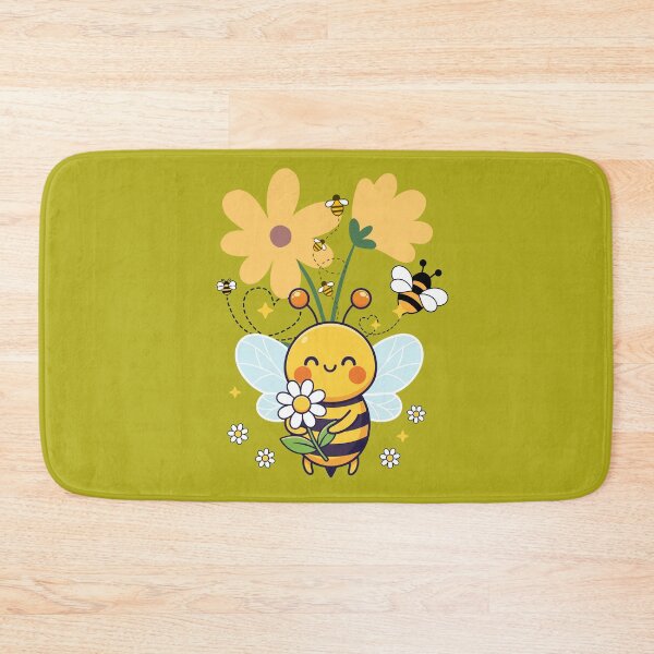 Artikelvorschau, Cute honey Bee Cartoon - Bee kind spring Design. entworfen und verkauft von LunaPrintCo.