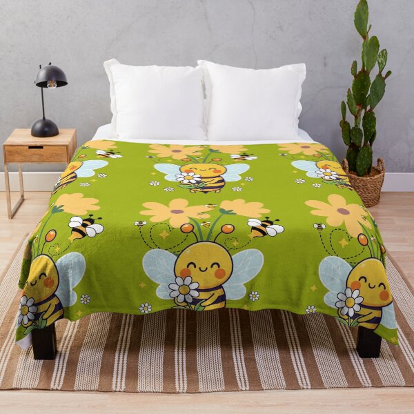 Item preview, Cute honey bee cartoon - bee kind spring design. designed and sold by LunaPrintCo.