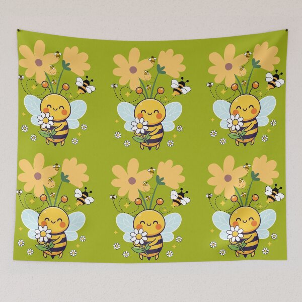 Item preview, Cute honey bee cartoon - bee kind spring design. designed and sold by LunaPrintCo.
