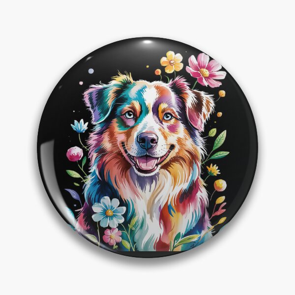 Item preview, Floral Dog Lover , Aussie Dog Mom Floral  designed and sold by MicanCuteStore.