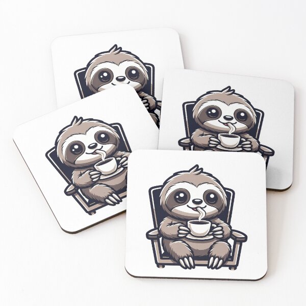 Item preview, Coffee Drinking Sloth designed and sold by The Mix Tape.