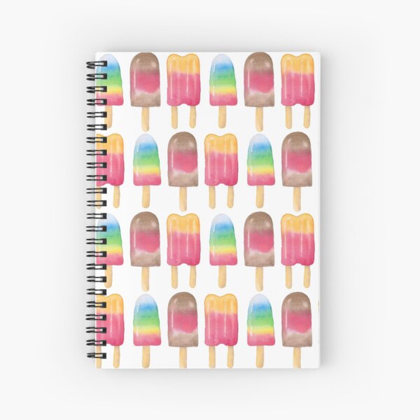 Watercolour POPsicles Spiral Notebook