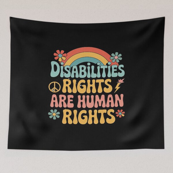 Item preview, Cool Disability Rights Are Human Rights Support Caregivers  designed and sold by CombatTask.