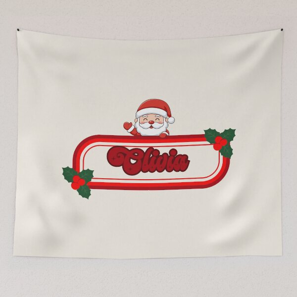 Item preview, Olivia and Santa Claus designed and sold by ArtCraftLab.