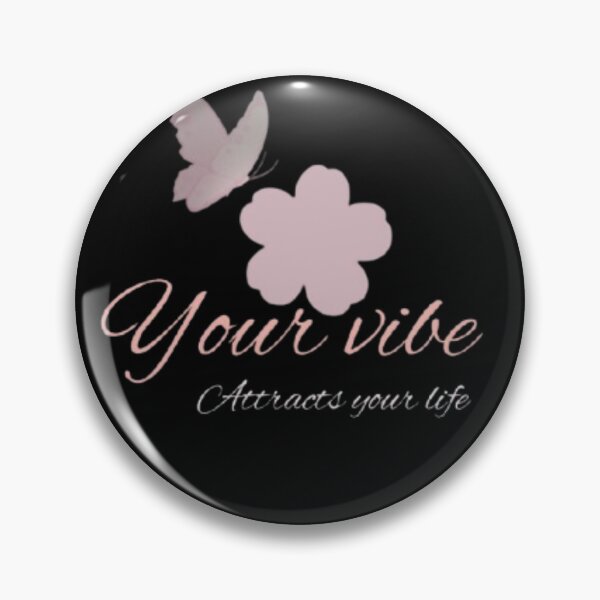 Item preview, Your Vibe Attracts Your Life – Trendy Aesthetic Manifestation Quote | Positive Energy Sticker | Law of Vibes designed and sold by CutePearlStudio.