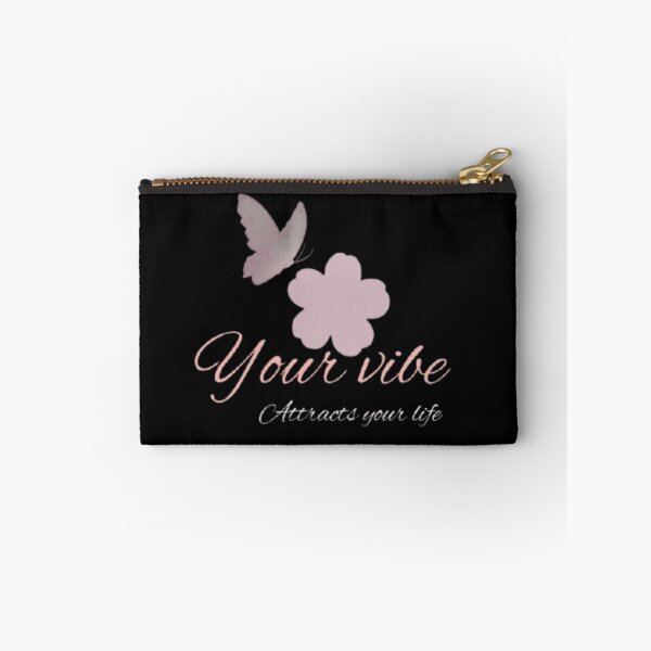 Item preview, Your Vibe Attracts Your Life – Trendy Aesthetic Manifestation Quote | Positive Energy Sticker | Law of Vibes designed and sold by CutePearlStudio.