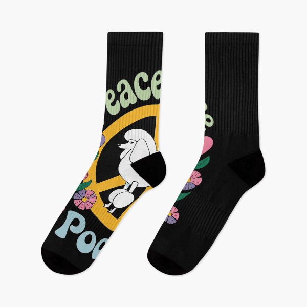 Item preview, Floral Dog Peace, Love and POODLE Men Women Girls Kids  designed and sold by MathisBellanger.