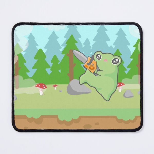Item preview, chainsaw frog designed and sold by Llimoneta.