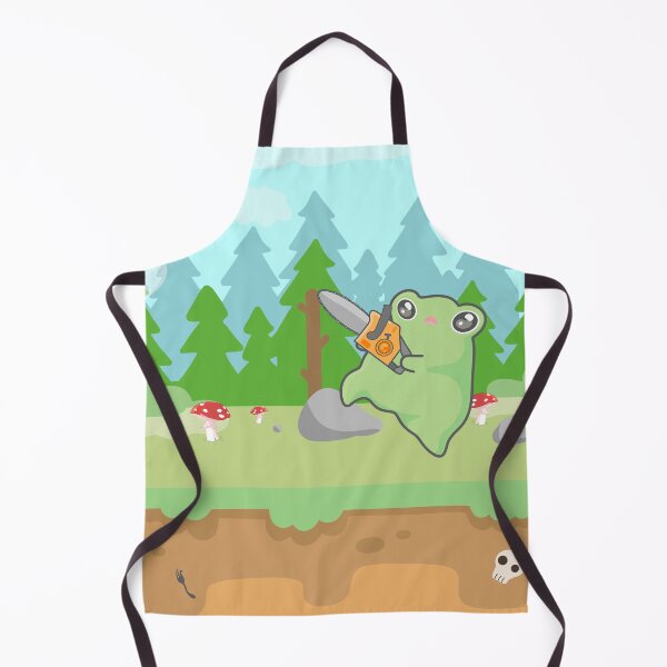 Item preview, chainsaw frog designed and sold by Llimoneta.