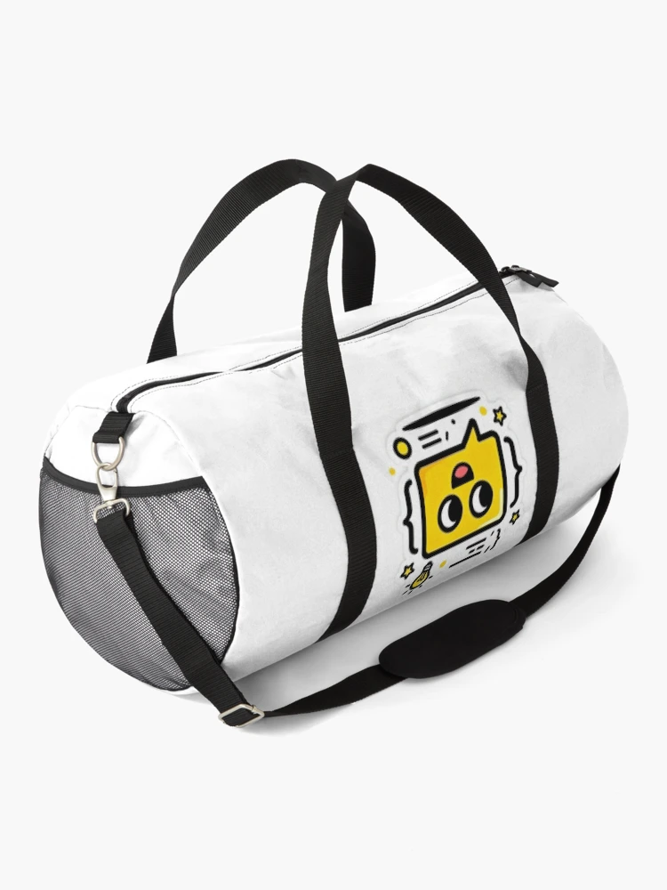Thumbnail 2 of 3, Duffle Bag, JavaScript Love - Code Sticker for Developers designed and sold by StudioRaajanCraft.