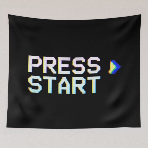Item preview, PRESS START – Glitch Portal Arrow designed and sold by Wawan35200.