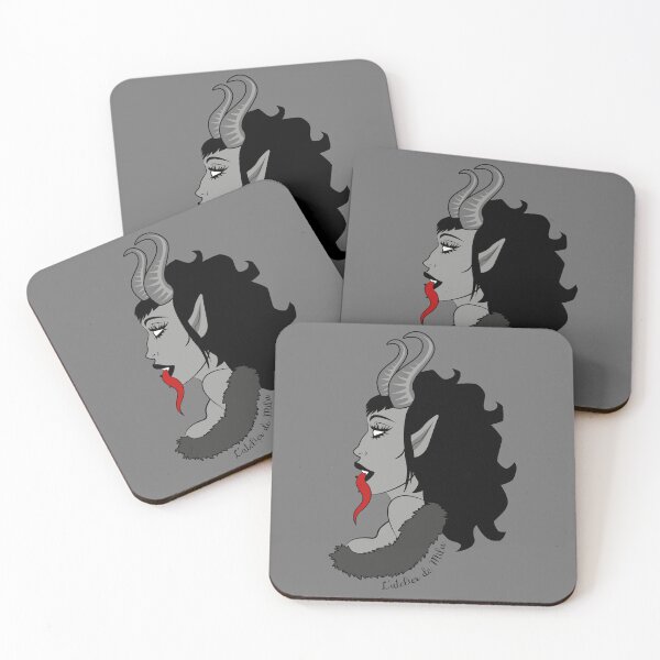Item preview, She Krampus - V1 - Grey background designed and sold by L'Atelier de Milu.