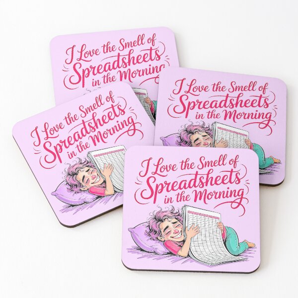 Item preview, Funny Spreadsheet Lover Sleeping With Excel Art designed and sold by Amanda's Factory.