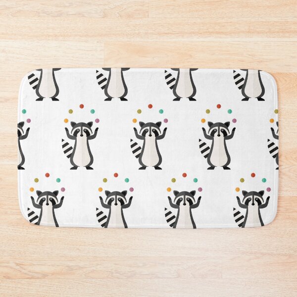 Item preview, Juggling raccoons on white designed and sold by reneesillus.