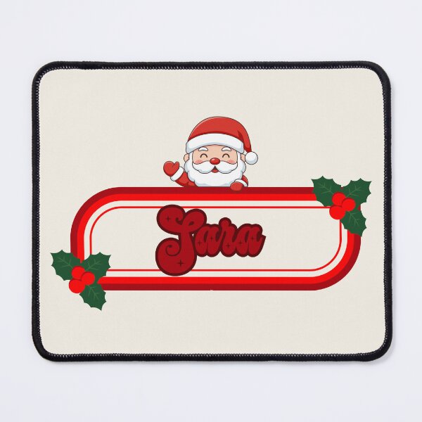 Item preview, Sara and Santa Claus designed and sold by ArtCraftLab.