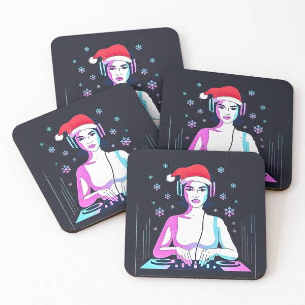 Item preview, Christmas DJ Woman Neon designed and sold by VibrArtco.
