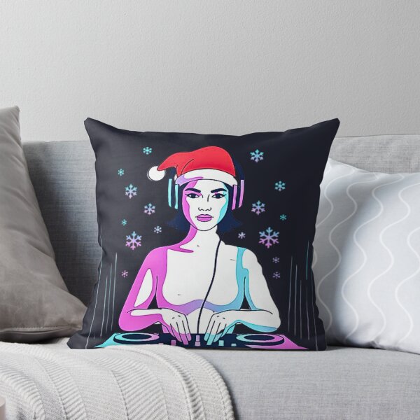Item preview, Christmas DJ Woman Neon designed and sold by VibrArtco.