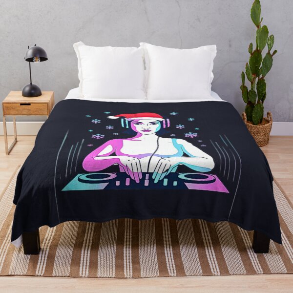 Item preview, Christmas DJ Woman Neon designed and sold by VibrArtco.