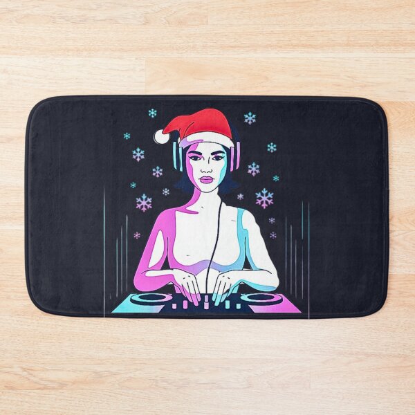 Item preview, Christmas DJ Woman Neon designed and sold by VibrArtco.
