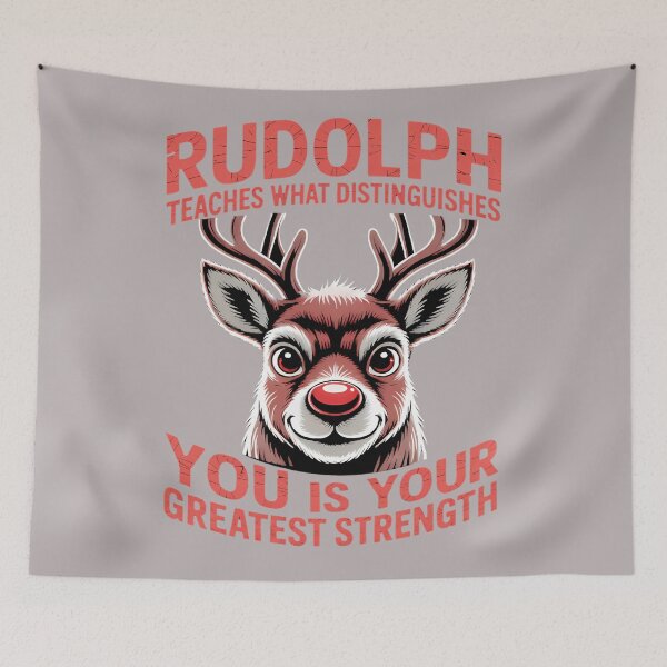 Item preview, Rudolph – The Strength of Your Uniqueness designed and sold by Art-Arcade6.