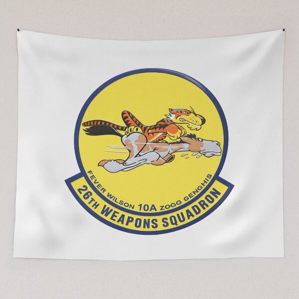 Item preview, 26th Weapons Squadron - Tiger Rider Patch designed and sold by CharlieDesings.