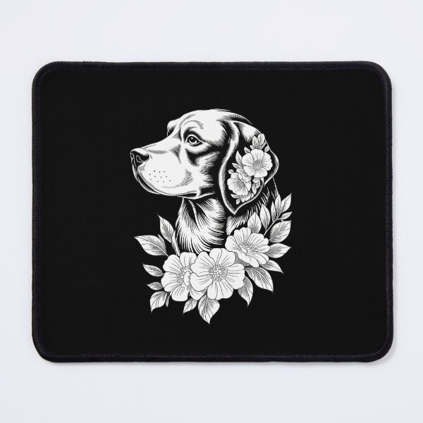 Item preview, Floral Vizsla Dog And Flowers designed and sold by MathisBellanger.