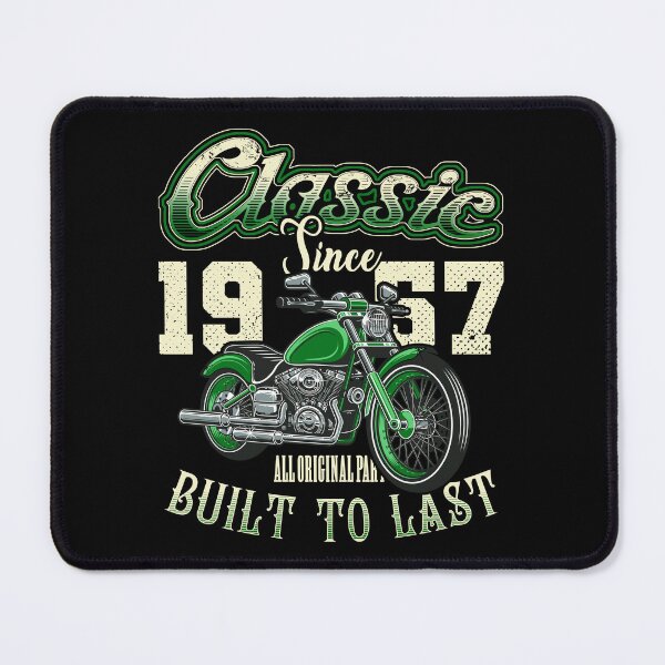 Item preview, Motorcycle Bikers Motorbike Birthday Born In 1957 designed and sold by JRRTs.
