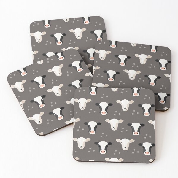 Item preview, Farm animals on grey designed and sold by reneesillus.