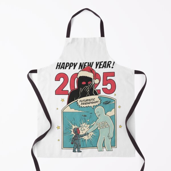 Item preview, Futuristic Friendship: A 2025 New Year Greeting designed and sold by BoringClothes .