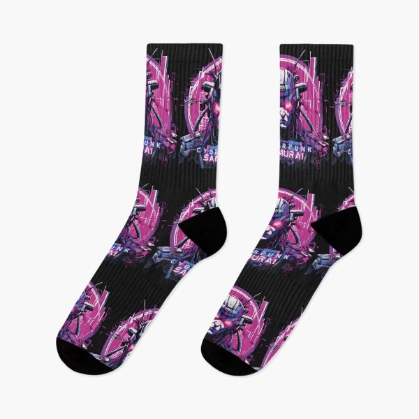Item preview, Cyberpunk Samurai Watercolor Graphics designed and sold by joebarravec.