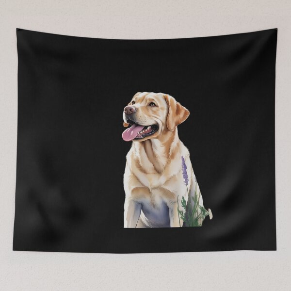 Item preview, Floral Wildflower Dog Labrador Retriever 1  designed and sold by MathisBellanger.