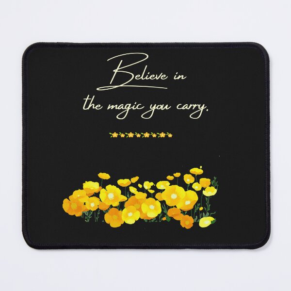 Item preview, Believe in the Magic You Carry – Floral Affirmation designed and sold by Hadiya-Bravo-Art.