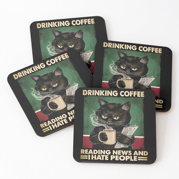 Item preview, Drinking Coffee While Reading News Because People Annoy Me Deeply designed and sold by HumansStuck12.