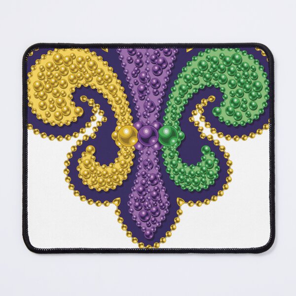 Item preview, Mardi gras t-shirt decorative print , lily, royal, festive, masquerade designed and sold by NatalkaP.