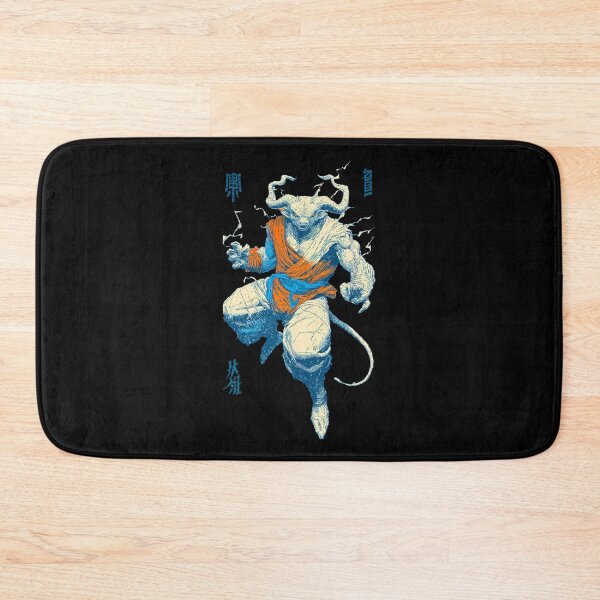 Item preview, Vintage Manga Minotaur Warrior – Retro Japanese Mythic Fighter designed and sold by VYNROX.