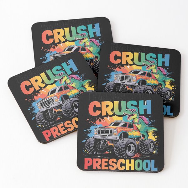 Item preview, Crush Preschool Dinosaur Back to School Boys  designed and sold by CombatTask.