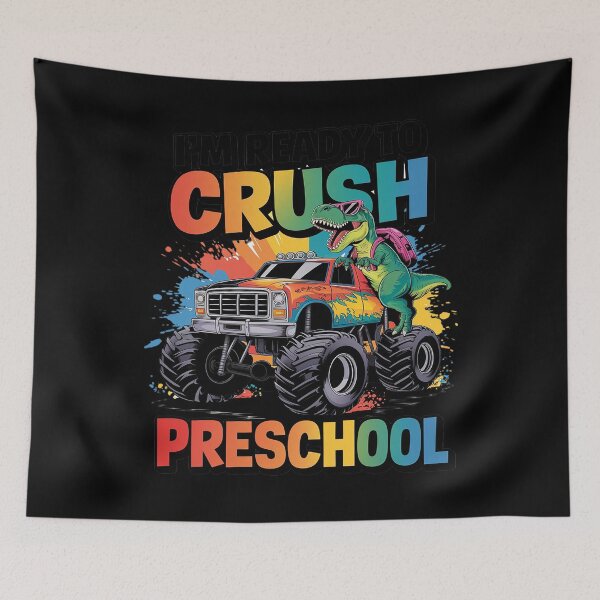 Item preview, Crush Preschool Dinosaur Back to School Boys  designed and sold by CombatTask.