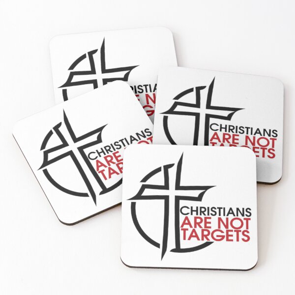 Item preview, CHRISTIANS ARE NOT TARGETS designed and sold by ExquisiteShop22.