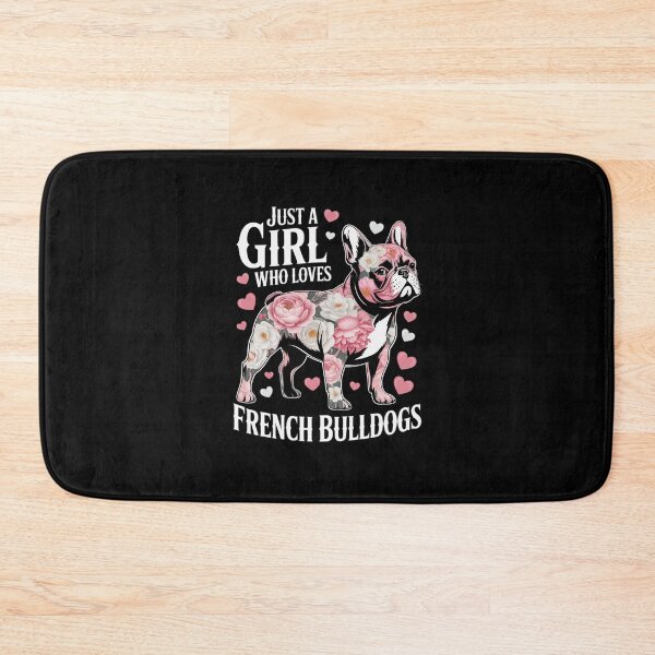 Item preview, French Bulldog Just A Girl Who Loves Dog Flower Women Floral  designed and sold by MathisBellanger.